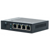Медиаконвертер 4 порта 100/1000-Base-T / 1000Base-FX с SFP-портом
