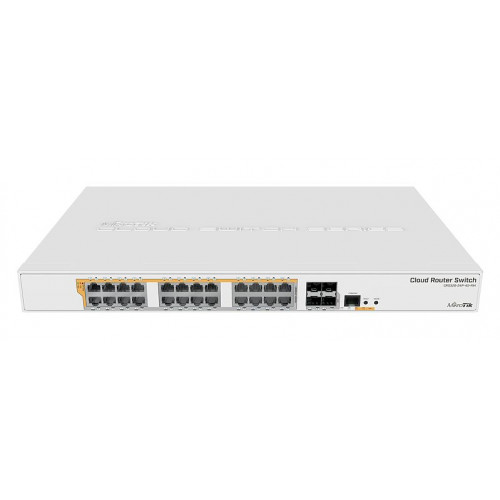 Коммутатор PoE MikroTik CRS328-24P-4S+RM