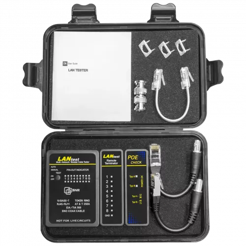 Сетевой тестер SNR-LP-01 с функцией PoE