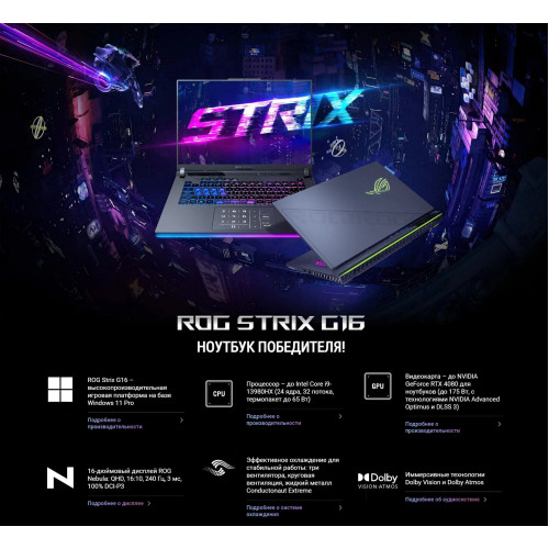 Ноутбук ASUS G614J (G614JU-N4098)