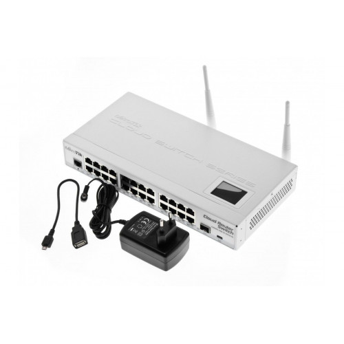 Коммутатор Mikrotik CRS125-24G-1S-2HnD-IN