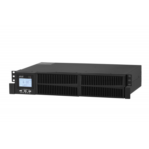 ИБП 2E OD1000RT, 1000VA/900W, RT2U, LCD, USB, 3XSCHUKO