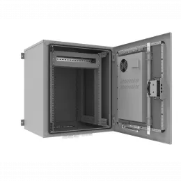Шкаф уличный всепогодный 15U глубина 600мм (предустановленный кондиционер 500Вт)