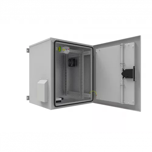 Шкаф уличный всепогодный 18U глубина 600мм (нагрев, охлаждение, контроль климата)