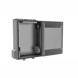 Шкаф уличный серии OWC, 800х650х250, в составе: обогрев, вентиляция, 2 монтажные панели