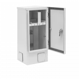 Шкаф уличный серии Real1, 510х240х245, RAL7035, с утеплителем