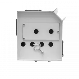 Шкаф уличный серии Real1, 510х240х245, RAL7035, с утеплителем