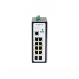 Управляемый промышленный POE коммутатор уровня 2 SNR-S225Gi-8T-POE