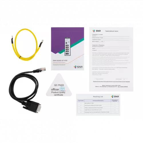 Управляемый промышленный POE коммутатор уровня 2 SNR-S225Gi-8T-POE