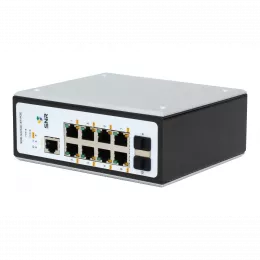 Управляемый промышленный POE коммутатор уровня 2 SNR-S225Gi-8T-POE