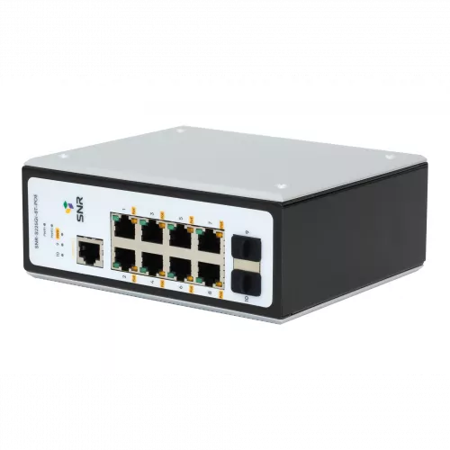 Управляемый промышленный POE коммутатор уровня 2 SNR-S225Gi-8T-POE