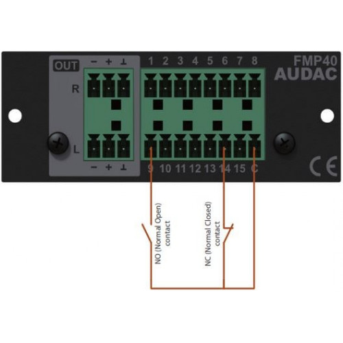 Модуль голосовых сообщений AUDAC FMP40