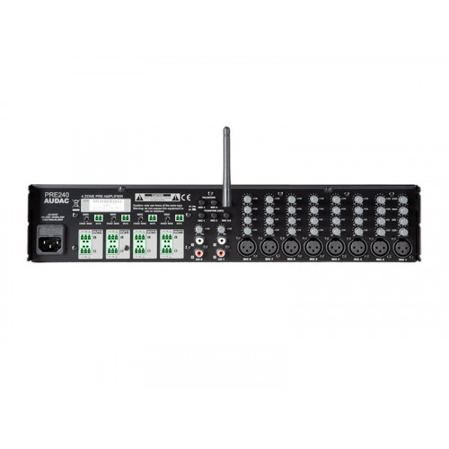 Четырехзонный 10-канальный микшер-предусилитель AUDAC PRE240
