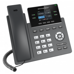 IP телефон Grandstream GRP2612P (PoE, блок питания не входит в комплект). 4 SIP аккаунта, 4 линии, цветной LCD, PoE, 16 virtualBLF