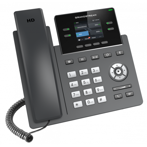 IP телефон Grandstream GRP2612W с поддержкой Wi-FI. 4 SIP аккаунта, 4 линии, цветной LCD, PoE, 16 virtualBLF