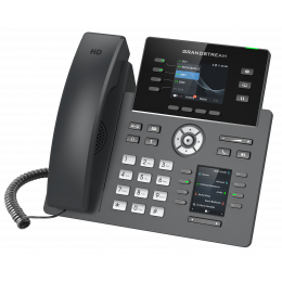 IP телефон Grandstream GRP2614  4 SIP аккаунта, 4 линии, двойной цветной LCD PoE, (1GbE)Gigabit Ethernet, 8 BLF, Wi-Fi, Bluetooth