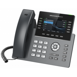 Grandstream GRP2615 - IP телефон. 5 SIP аккаунтов, 10 линий, цветной LCD (4.3" 480 x 272), PoE, (1GbE)Gigabit Ethernet, до 4-х GBX20, USB, Wi-Fi, Bluetooth