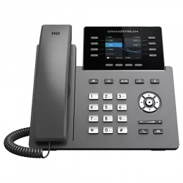 IP телефон Grandstream GRP2616 6 SIP аккаунтов, 6 линий, двойной цветной LCD, PoE, (1GbE)Gigabit Ethernet, 8 BLF, USB, Wi-Fi, Bluetooth