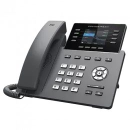 IP телефон Grandstream GRP2616 6 SIP аккаунтов, 6 линий, двойной цветной LCD, PoE, (1GbE)Gigabit Ethernet, 8 BLF, USB, Wi-Fi, Bluetooth