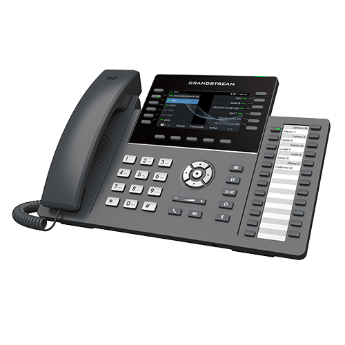 IP телефон Grandstream GRP2636 6 SIP аккаунтов, 12 линий, 4,3" цветной LCD, PoE, (1GbE)Gigabit Ethernet, 24 BLF, USB, Wi-Fi, Bluetooth