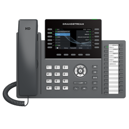 IP телефон Grandstream GRP2636 6 SIP аккаунтов, 12 линий, 4,3" цветной LCD, PoE, (1GbE)Gigabit Ethernet, 24 BLF, USB, Wi-Fi, Bluetooth