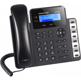 IP телефон Grandstream GXP1628 2 SIP аккаунта, 2 линии, есть подсветка экрана, PoE, (1GbE)Gigabit Ethernet, 8 BLF