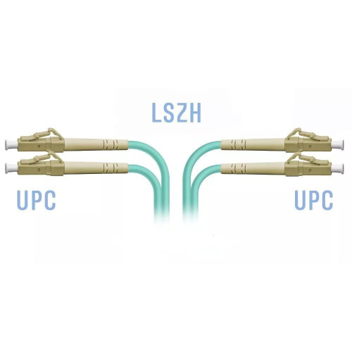 Патчкорд оптический LC/UPC MM OM3 Duplex, 2 м