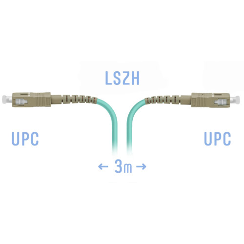 Патчкорд оптический SC/UPC MM, 3 м