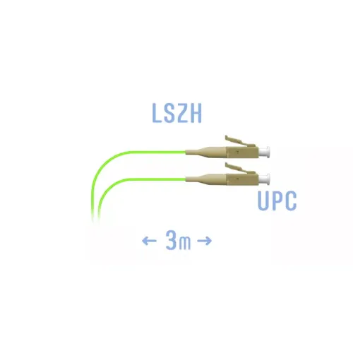 Шнур монтажный оптический LC/UPC-LC/UPC MM OM4, 3 метра