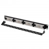 Патч-панель Pixietech, 19" неэкранированная, 1U, 24 порта, cat.5e