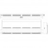Патч-панель Pixietech, 19" неэкранированная, 0.5U,, 24 порта, cat.5e горизонтальная заделка