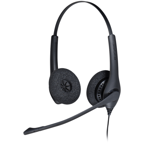 JABRA BIZ 1500 USB Duo, Noice-Cancelling, Wideband, Microphone boom: flexible, for IP-telephony