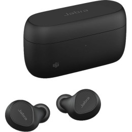 JABRA EVOLVE2 Buds MS, Cradle USB-C MS, Link 380 BT adapter USB-C MS, 30  cm USB-C to USB-A cable, Ear gels, USB-A to USB-C adapter, warranty
