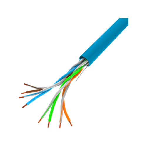 CAT 5e UTP, 305m, AWG 24/1, LSZH 305M/Easy pull box packin  | blue — фото 2