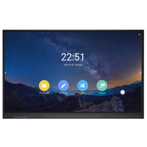 Интерактивная панель 65″ 3KOM-I654ST 4K OPS: i3-8100/RAM 4Gb/SSD 128Gb