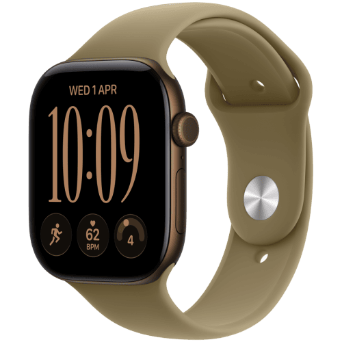 Apple Watch Series 12 GPS 42mm Dark Bronze Aluminium Case with Olive Sport Band - M/L (Demo),Model A3581