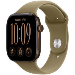 Apple Watch Series 12 GPS 46mm Dark Bronze Aluminium Case with Olive Sport Band - M/L (Demo),Model A3584
