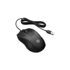 Проводная мышка HP 100 Wired Mouse - Black (p/n 6VY96AA) — фото 2