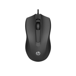 Проводная мышка HP 100 Wired Mouse - Black (p/n 6VY96AA)