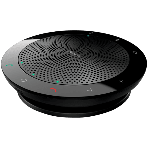 JABRA SPEAK 510 Speakerphone for UC & BT, USB Conference solution, 360-degree-microphone, Plug&Play, mute and volume button, Wideband, Bluetooth (up to 100 meters).Version B: incl. Smart Button activated via JABRA Direct