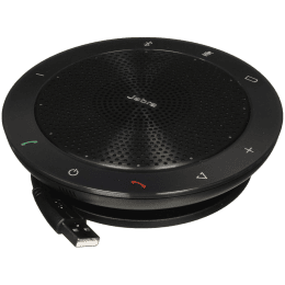 JABRA SPEAK 510 + MS Speakerphone for UC & BT plus Bundle LINK 370, USB Conference solution, 360-degree-microphone, Plug&Play, mute and volume button, Wideband, Bluetooth, Microsoft optimized. Version B: incl. Smart Button activated via JABRA Direct
