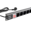 Блок розеток RAPAN-PDU8S-S 8 гнезд Schuko, кабель 2м с вилкой Schuko — фото 3