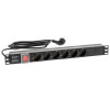 Блок розеток RAPAN-PDU6S-S 6 гнезд Schuko, кабель 2м с вилкой Schuko — фото 5