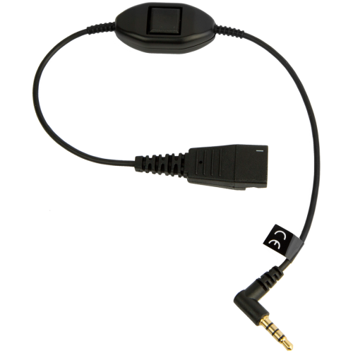 JABRA LINK Mobile QD to 3.5 mm.Connect QD headset to Mobile