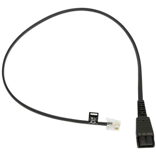 JABRA QD Cord to RJ10, straight, 0,5 meters, Siemens-allocation