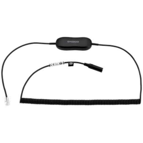 JABRA Desk phone cable for JABRA EVOLVE - RJ9 to 3,5 mm jack converter cable 2M.Desk phone compatibility Cisco models: 69xx, 79xx 8961, 99xx