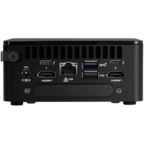 ASUS NUC 13 Pro Kit NUC13ANHi5, Core i5-1340P Processor, 4xUSB, M.2 22x80 NVMe; 22x42 SATA, 2.5'' SATA slot, 2,5Gbe LAN, 2xHDMI, 2x Thunderbolt 4 (USB-C+DP), no cord, single unit, EAN:5032037267885 — фото 2