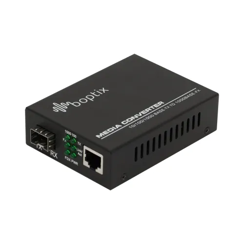Медиаконвертер B-OptiX 10/100/1000-Base-T / 100/1000Base-FX с SFP-портом