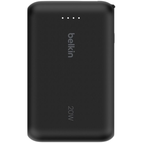 BELKIN 10k PD20w Integrated USB-C Cable Power Bank, Black