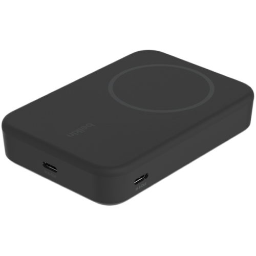 BELKIN 10k Qi2 MagSafe Compatible Powerbank with kickstand, Black — фото 2